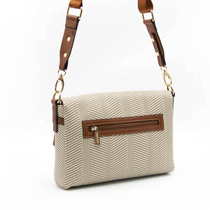 Silver & Polo Bej - Taba SP963 Kadın Çapraz Çanta