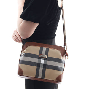 Silver & Polo Bej - Taba SP364 Kadın Çapraz Çanta