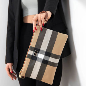 Silver & Polo Bej - Taba SP1034 Kadın Portföy & Clutch