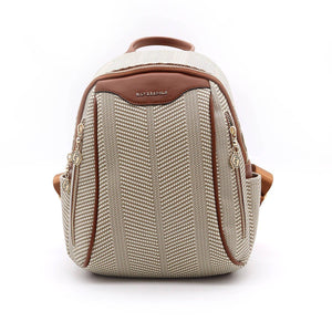 Silver & Polo Bej - Taba SP906 Kadın Sırt Çantası