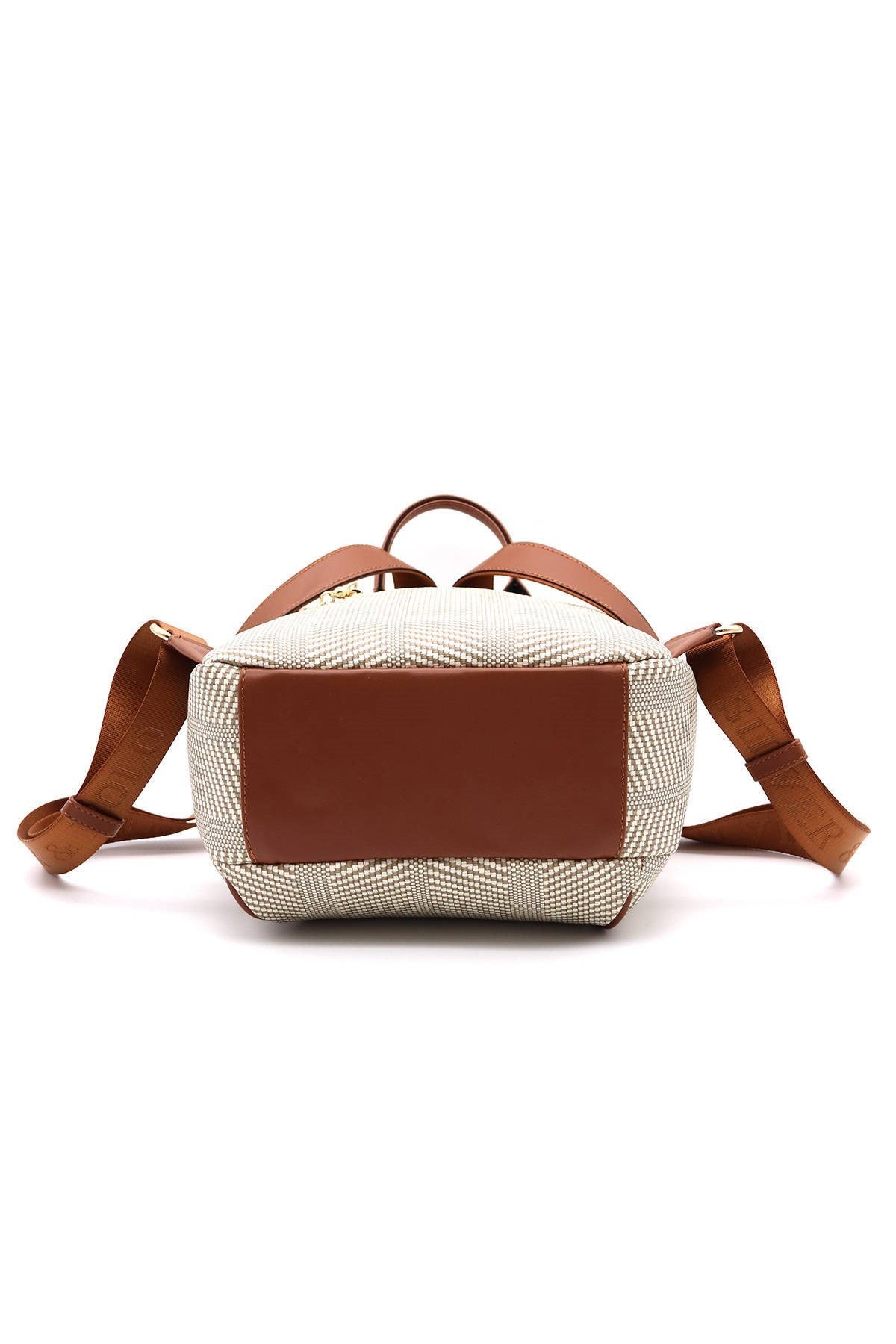 Silver & Polo Bej - Taba SP906 Kadın Sırt Çantası