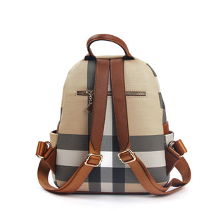 Silver & Polo Bej - Taba SP906 Kadın Sırt Çantası