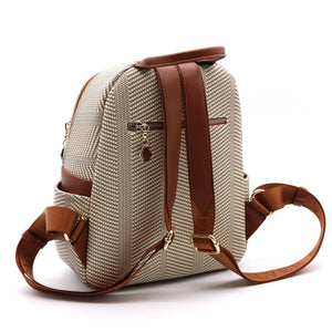 Silver & Polo Bej - Taba SP906 Kadın Sırt Çantası