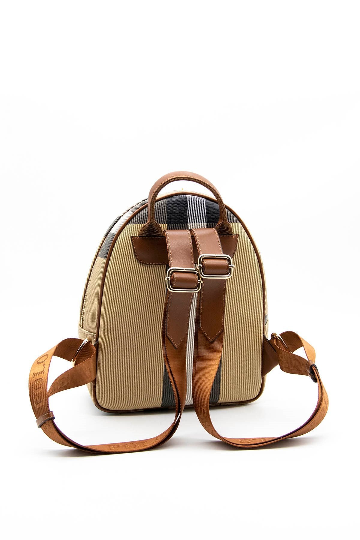 Silver & Polo Bej - Taba SP945 Kadın Sırt Çantası