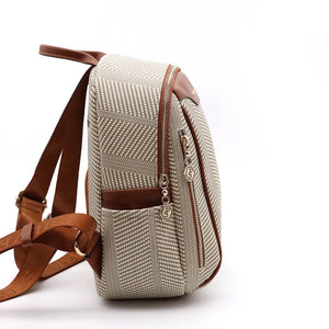 Silver & Polo Bej - Taba SP906 Kadın Sırt Çantası