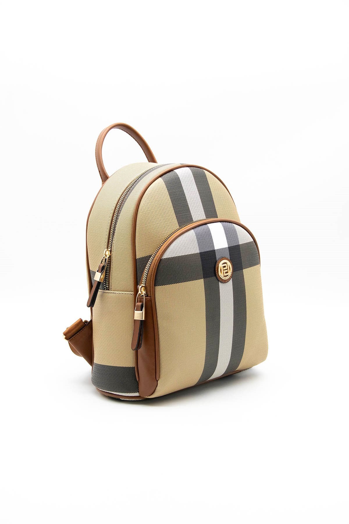 Silver & Polo Bej - Taba SP1062 Kadın Sırt Çantası