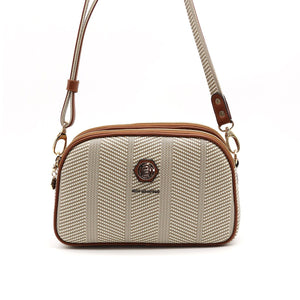 Silver & Polo Bej - Taba SP745 Kadın Çapraz Çanta