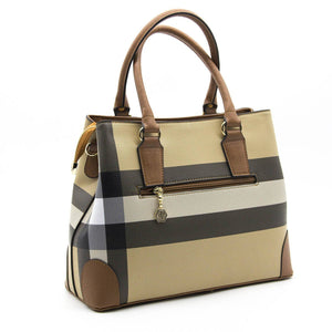 Silver & Polo Bej - Taba SP667 Kadın El Çantası