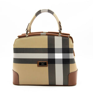 Silver & Polo Bej - Taba SP706 Kadın El Çantası