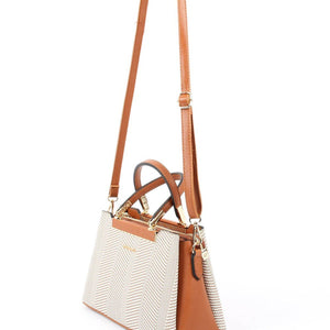 Silver & Polo Bej - Taba SP913 Kadın El Çantası