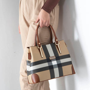 Silver & Polo Bej - Taba SP667 Kadın El Çantası