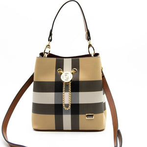 Silver & Polo Bej - Taba SP967 Kadın Çapraz Çanta