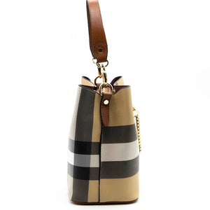 Silver & Polo Bej - Taba SP967 Kadın Çapraz Çanta