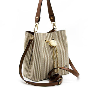 Silver & Polo Bej - Taba SP967 Kadın Çapraz Çanta