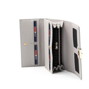 Silver & Polo Beyaz-A.gri SP979 Kadın Cüzdan & Kartlık