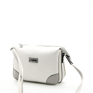 Silver & Polo Beyaz - A.gri SP784 Kadın Çapraz Çanta