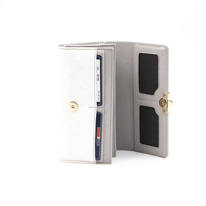 Silver & Polo Beyaz-A.gri SP979 Kadın Cüzdan & Kartlık