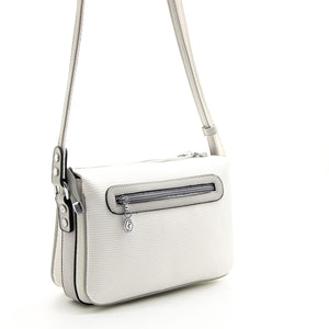 Silver & Polo Beyaz - A.gri SP784 Kadın Çapraz Çanta