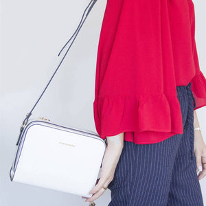 Silver & Polo Beyaz - Beyaz SP888 Kadın Çapraz Çanta