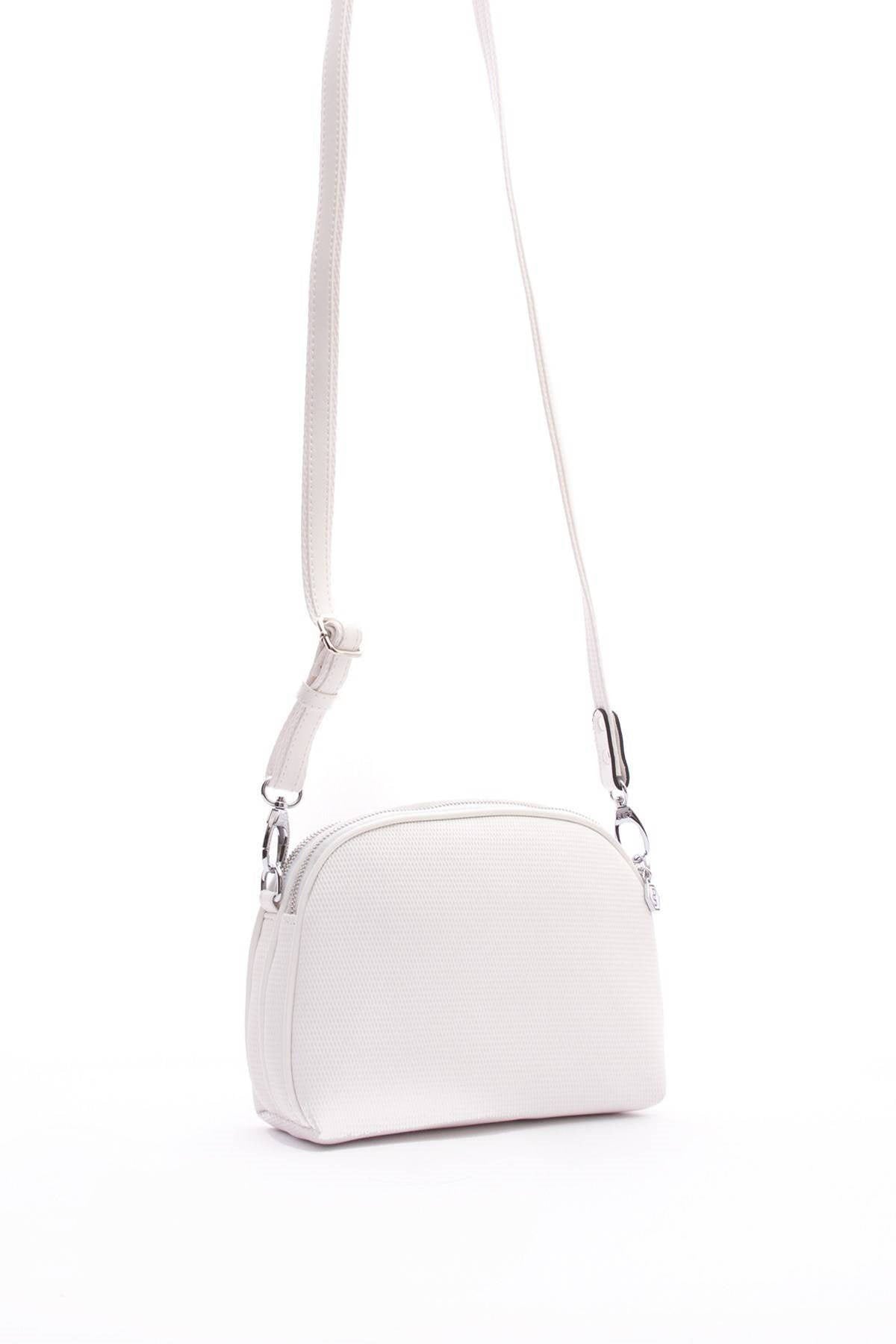 Silver & Polo Beyaz - Beyaz SP765 Kadın Çapraz Çanta