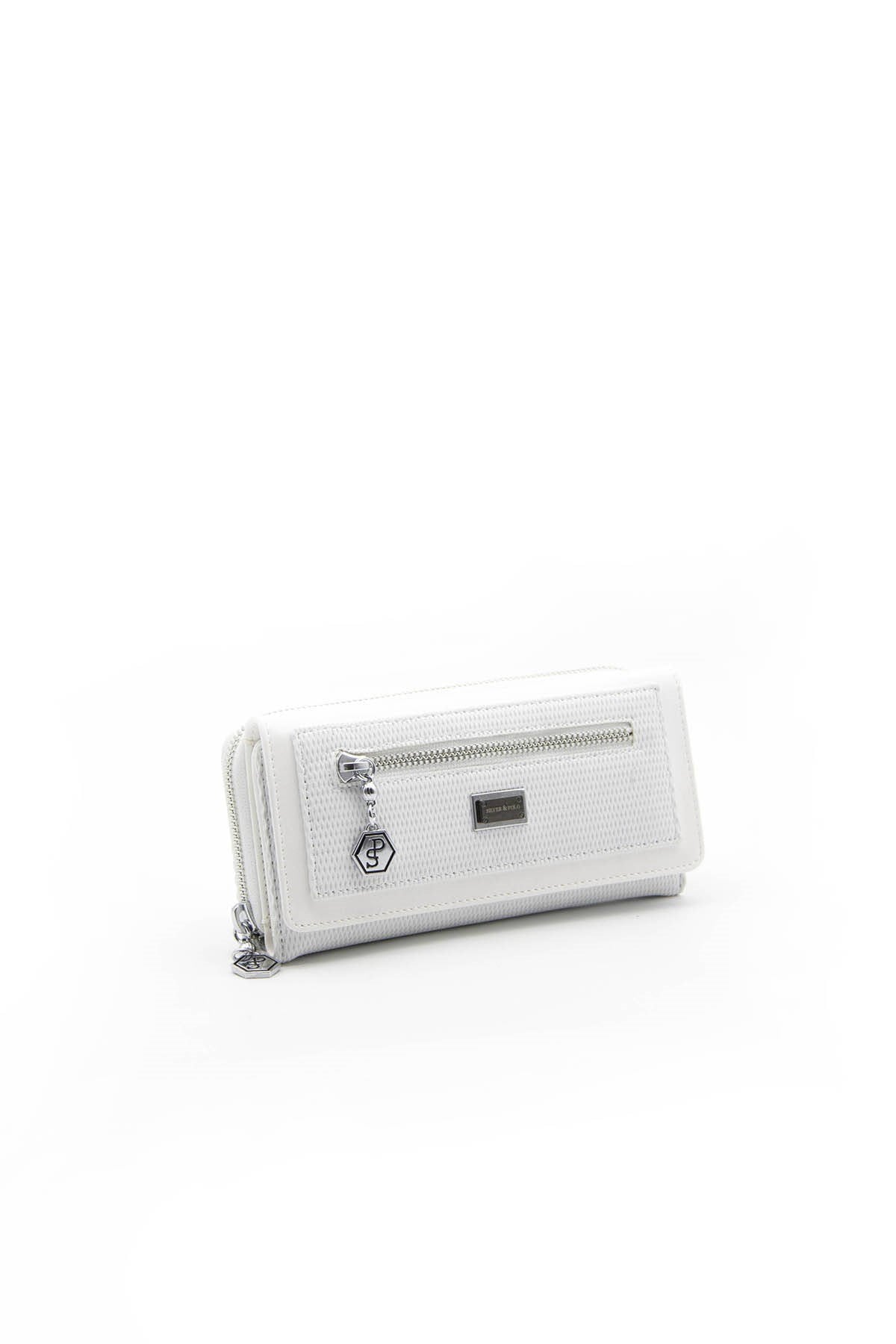 Silver & Polo Beyaz - Beyaz SP846 Kadın Cüzdan & Kartlık