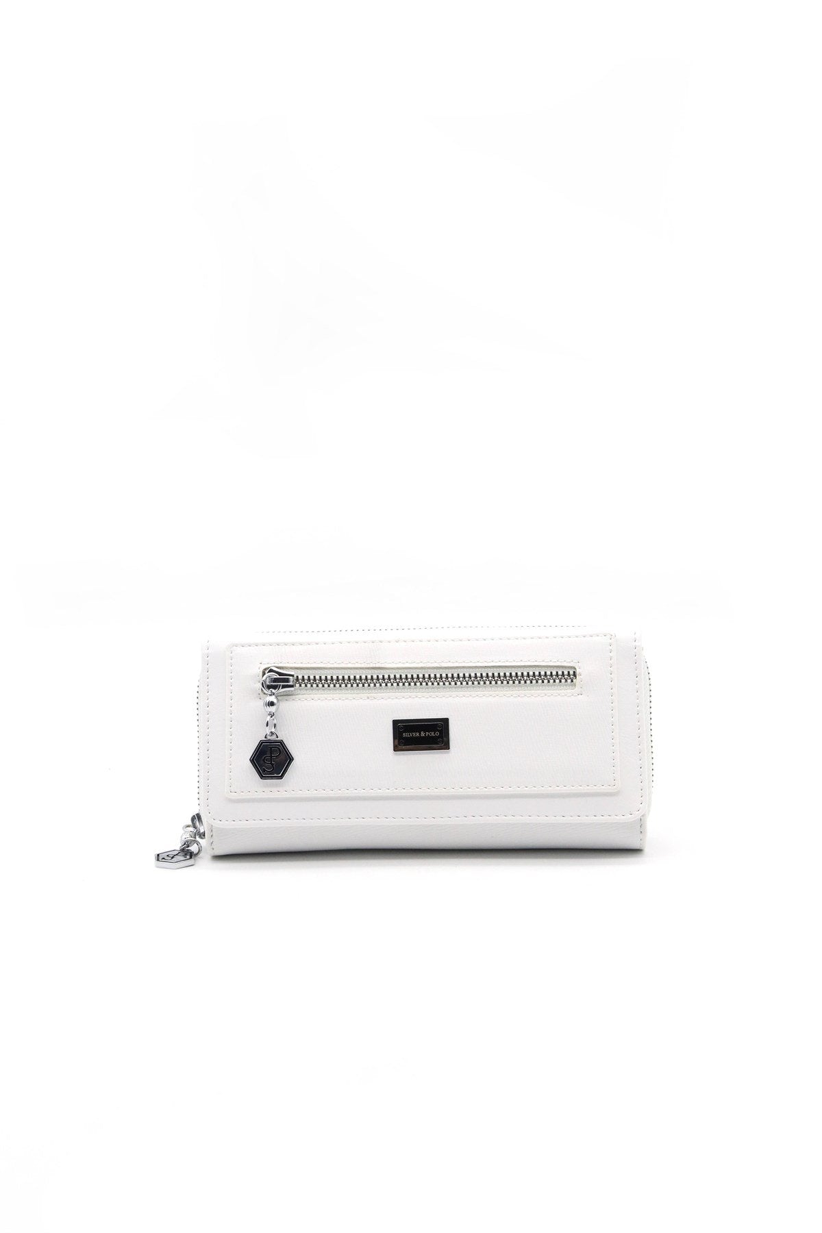 Silver & Polo Beyaz - Beyaz SP846 Kadın Cüzdan & Kartlık