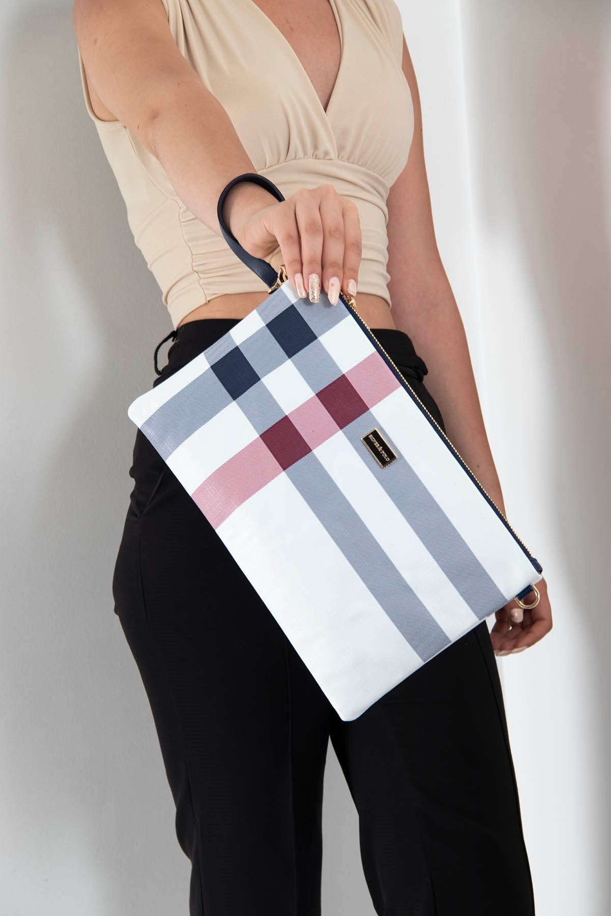 Silver & Polo Beyaz - Laci SP1034 Kadın Portföy & Clutch