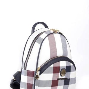 Silver & Polo Beyaz - Laci SP945 Kadın Sırt Çantası