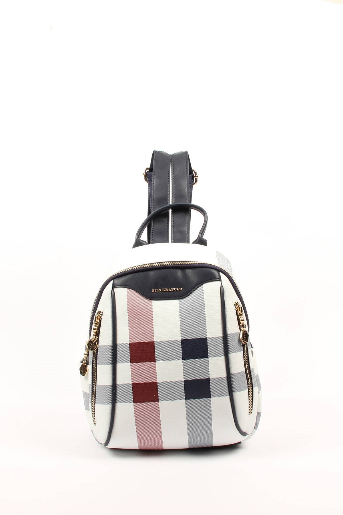 Silver & Polo Beyaz - Laci SP906 Kadın Sırt Çantası