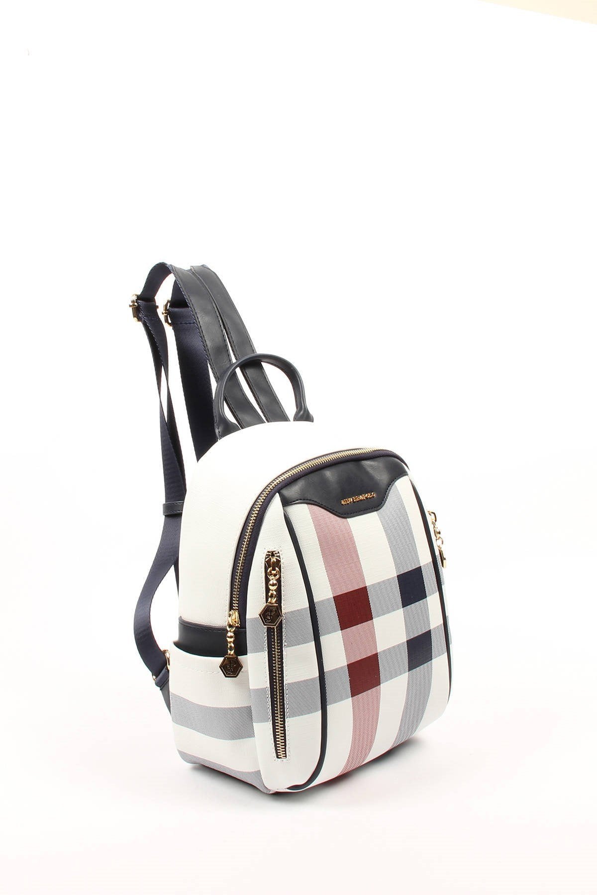 Silver & Polo Beyaz - Laci SP906 Kadın Sırt Çantası