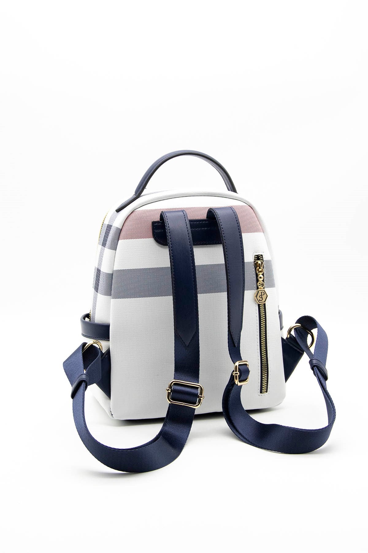 Silver & Polo Beyaz - Laci SP1061 Kadın Sırt Çantası