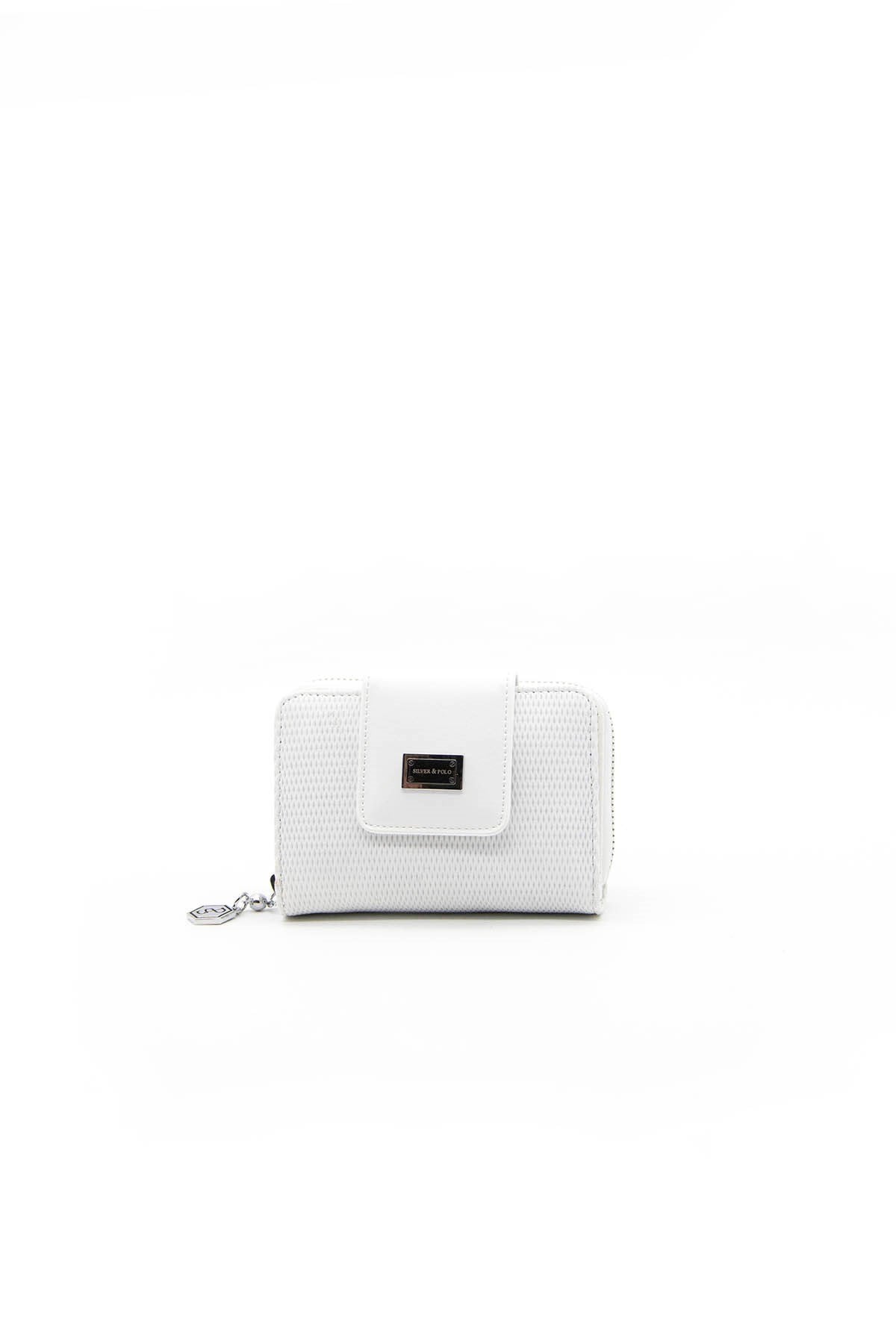 Silver & Polo Beyaz - Beyaz SP935 Kadın Cüzdan & Kartlık