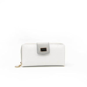 Silver & Polo Beyaz - A.gri SP928 Kadın Cüzdan & Kartlık