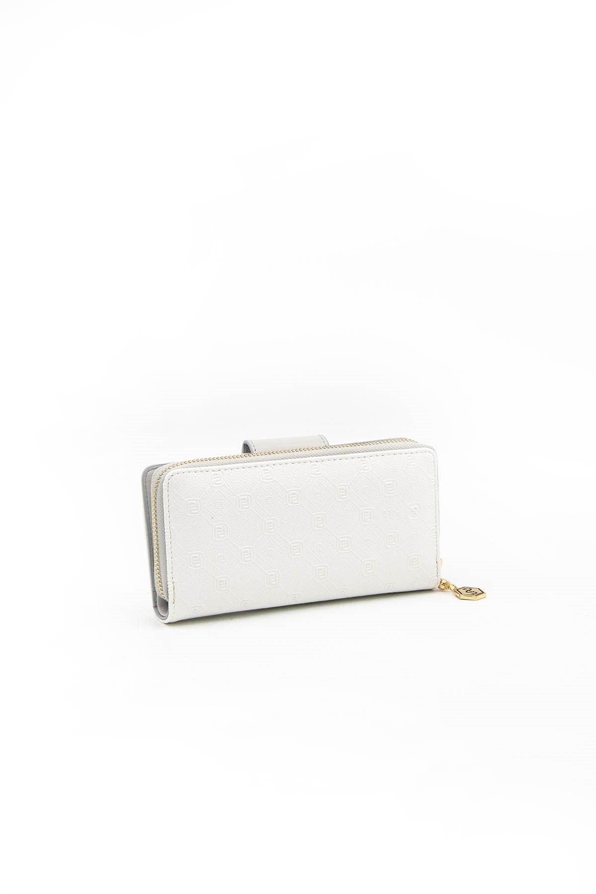 Silver & Polo Beyaz - A.gri SP928 Kadın Cüzdan & Kartlık