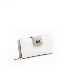Silver & Polo Beyaz - A.gri SP928 Kadın Cüzdan & Kartlık