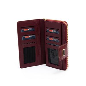 Silver & Polo Bordo Rugan SP928 Kadın Cüzdan & Kartlık