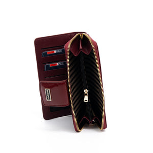 Silver & Polo Bordo Rugan SP928 Kadın Cüzdan & Kartlık