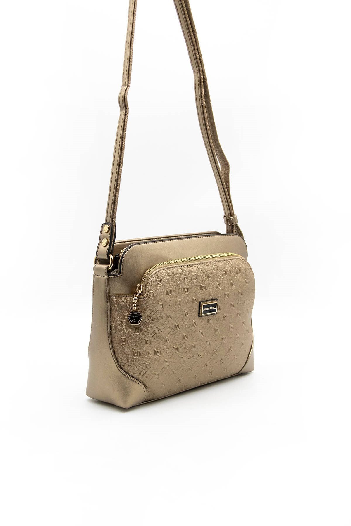 Silver & Polo Bronz - Bronz SP364 Kadın Çapraz Çanta
