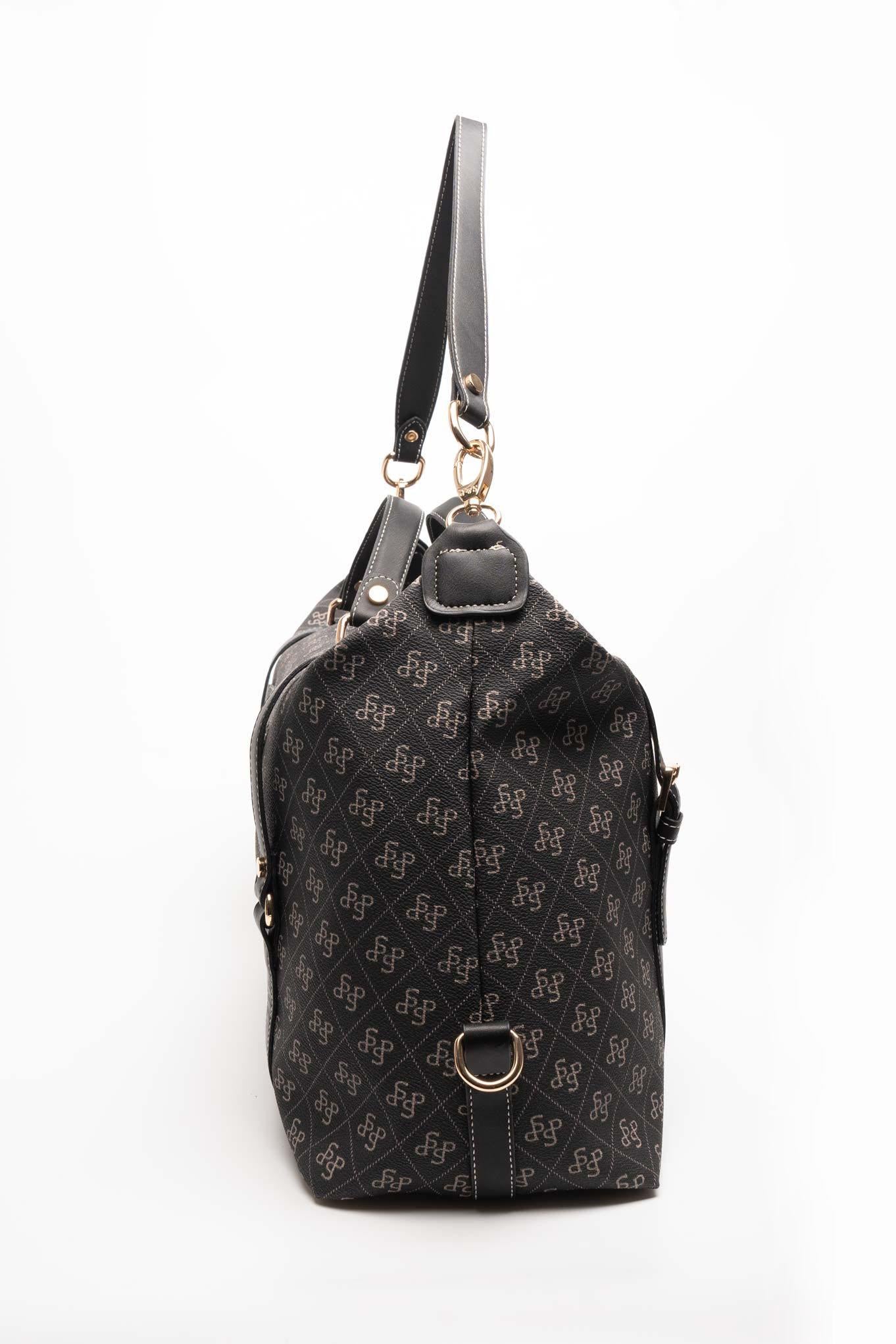 Silver & Polo Füme - Siyah SP1064 Kadın Seyahat Çantası