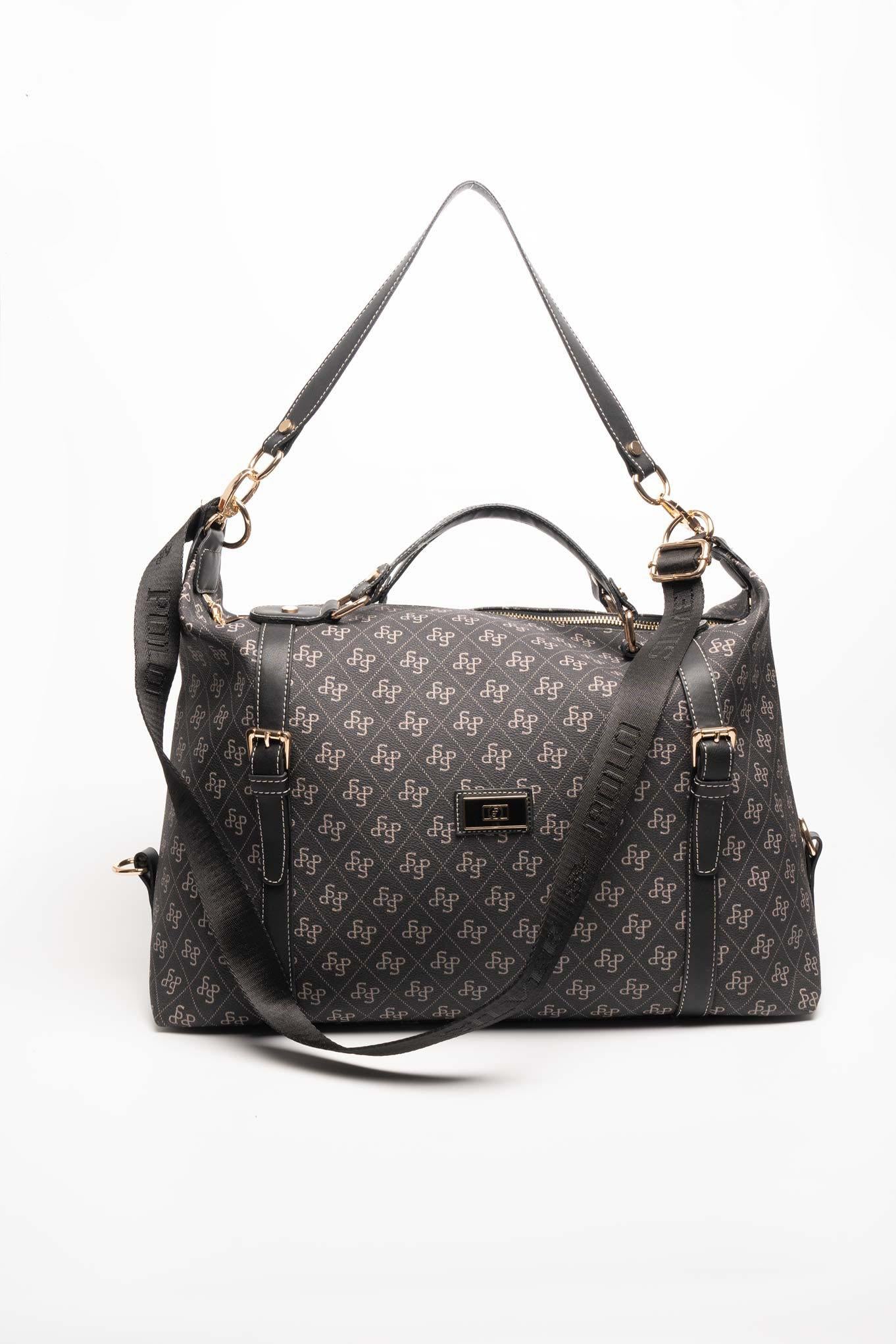 Silver & Polo Füme - Siyah SP1064 Kadın Seyahat Çantası