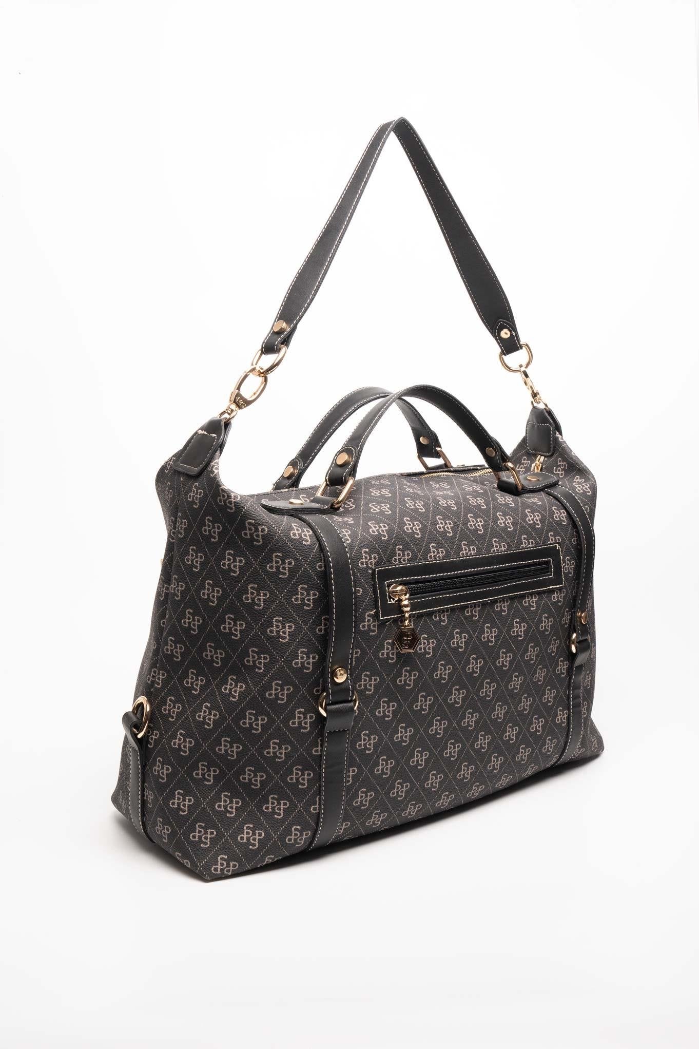 Silver & Polo Füme - Siyah SP1064 Kadın Seyahat Çantası