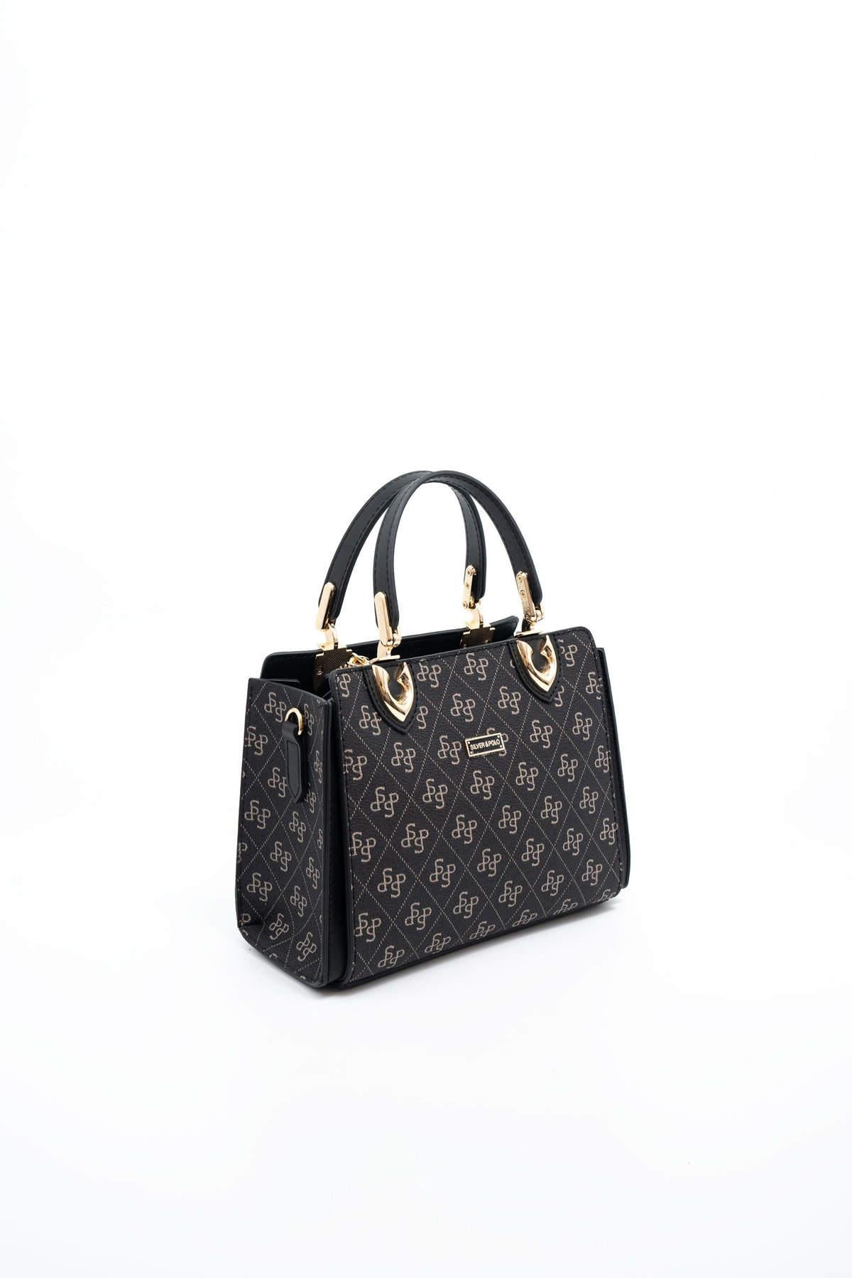 Silver & Polo Füme - Siyah SP1133 Kadın El Çantası