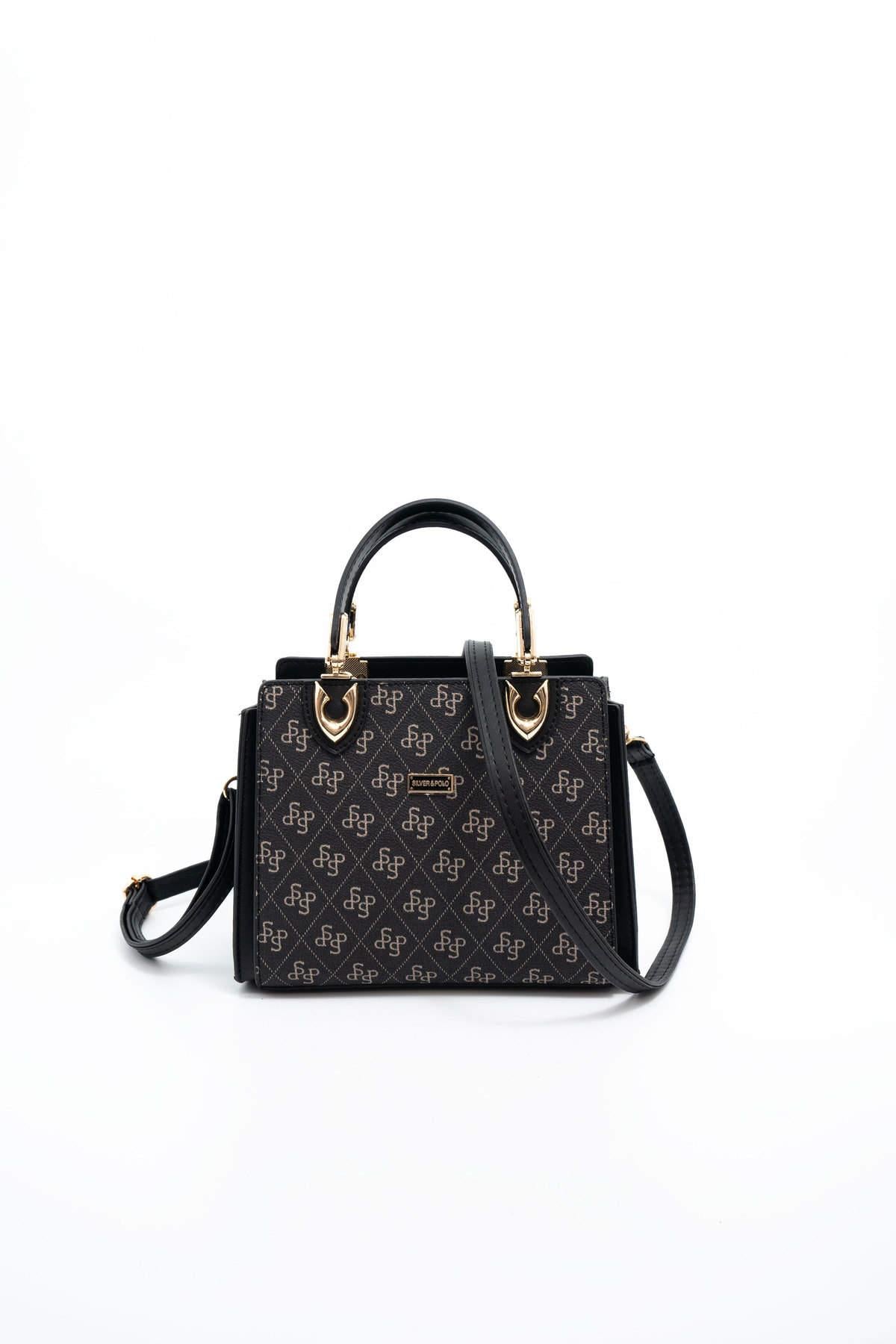 Silver & Polo Füme - Siyah SP1133 Kadın El Çantası