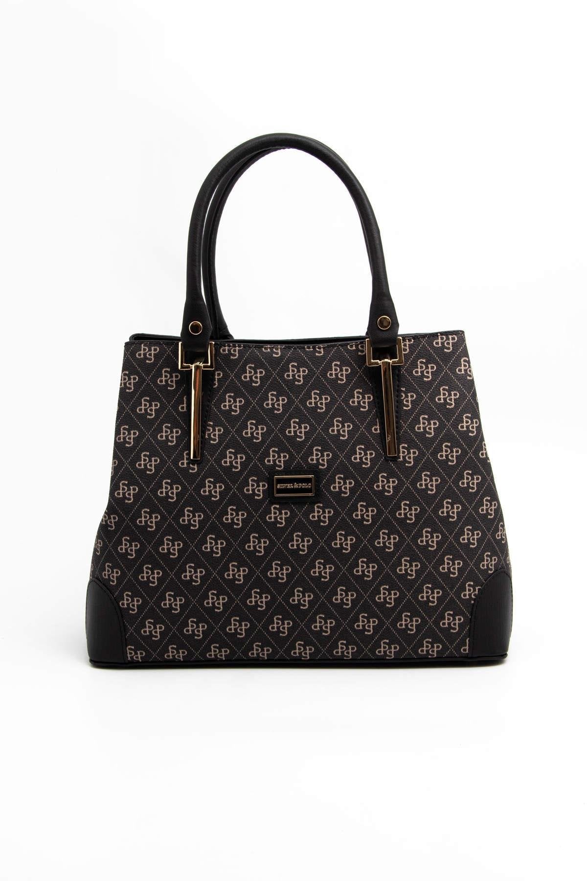 Silver & Polo Füme - Siyah SP667 Kadın El Çantası