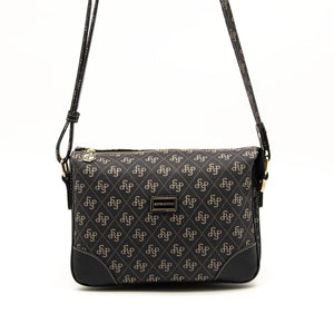 Silver & Polo Füme - Siyah SP784 Kadın Çapraz Çanta