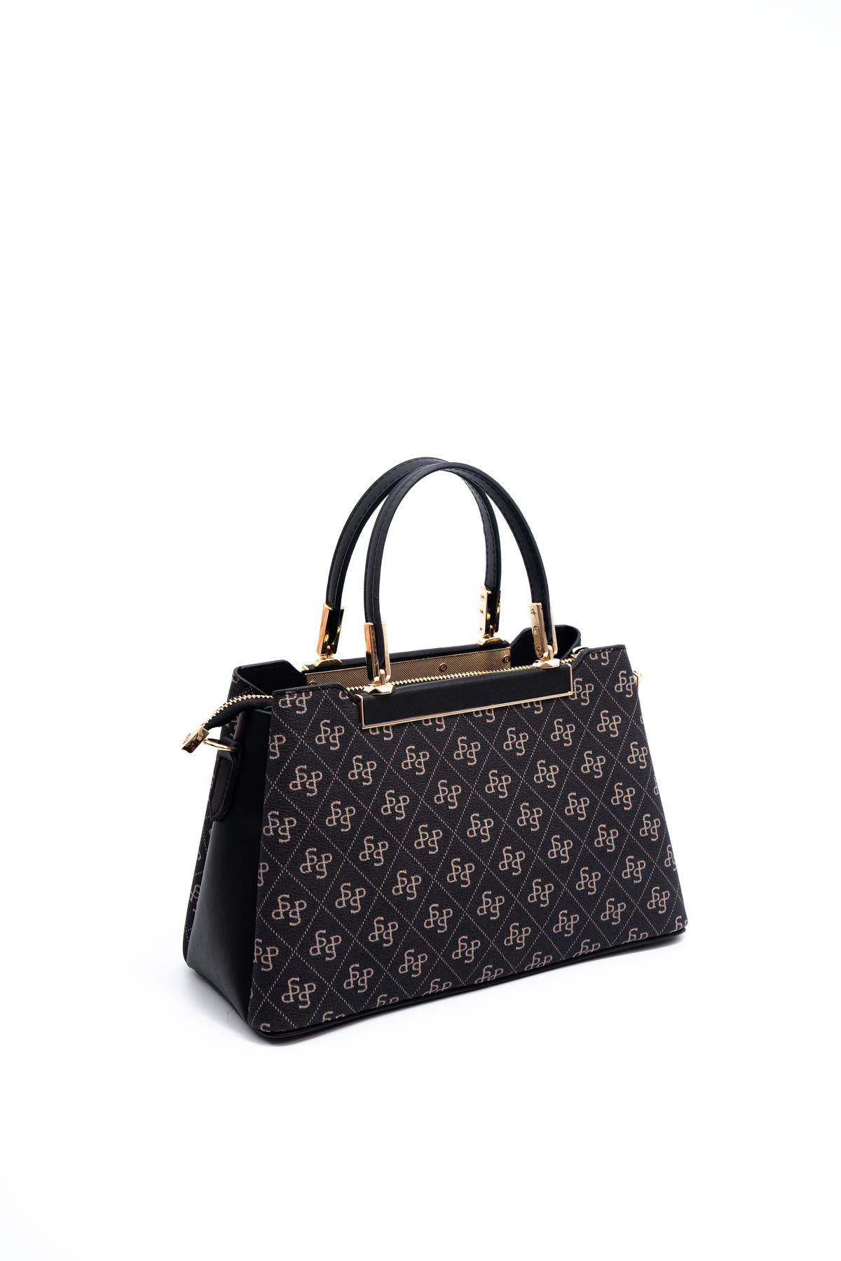 Silver & Polo Füme - Siyah SP913 Kadın El Çantası