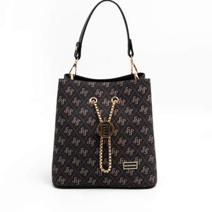 Silver & Polo Füme - Siyah SP967 Kadın Çapraz Çanta