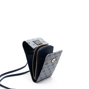 Silver & Polo Gri - Laci SP1145 Kadın Askılı Askılı Cüzdanlı Telefon Çantası