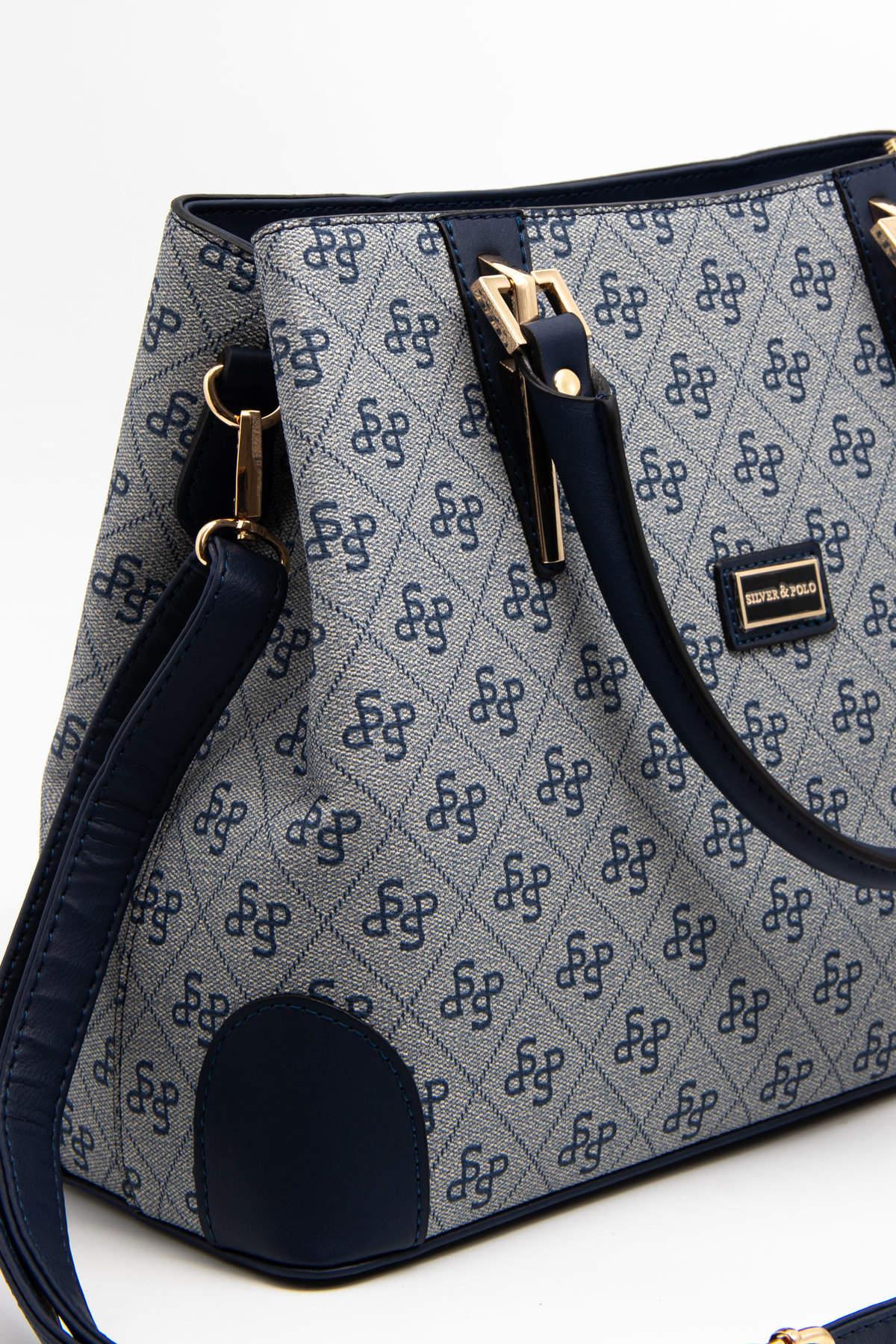 Silver & Polo Gri - Laci SP667 Kadın El Çantası