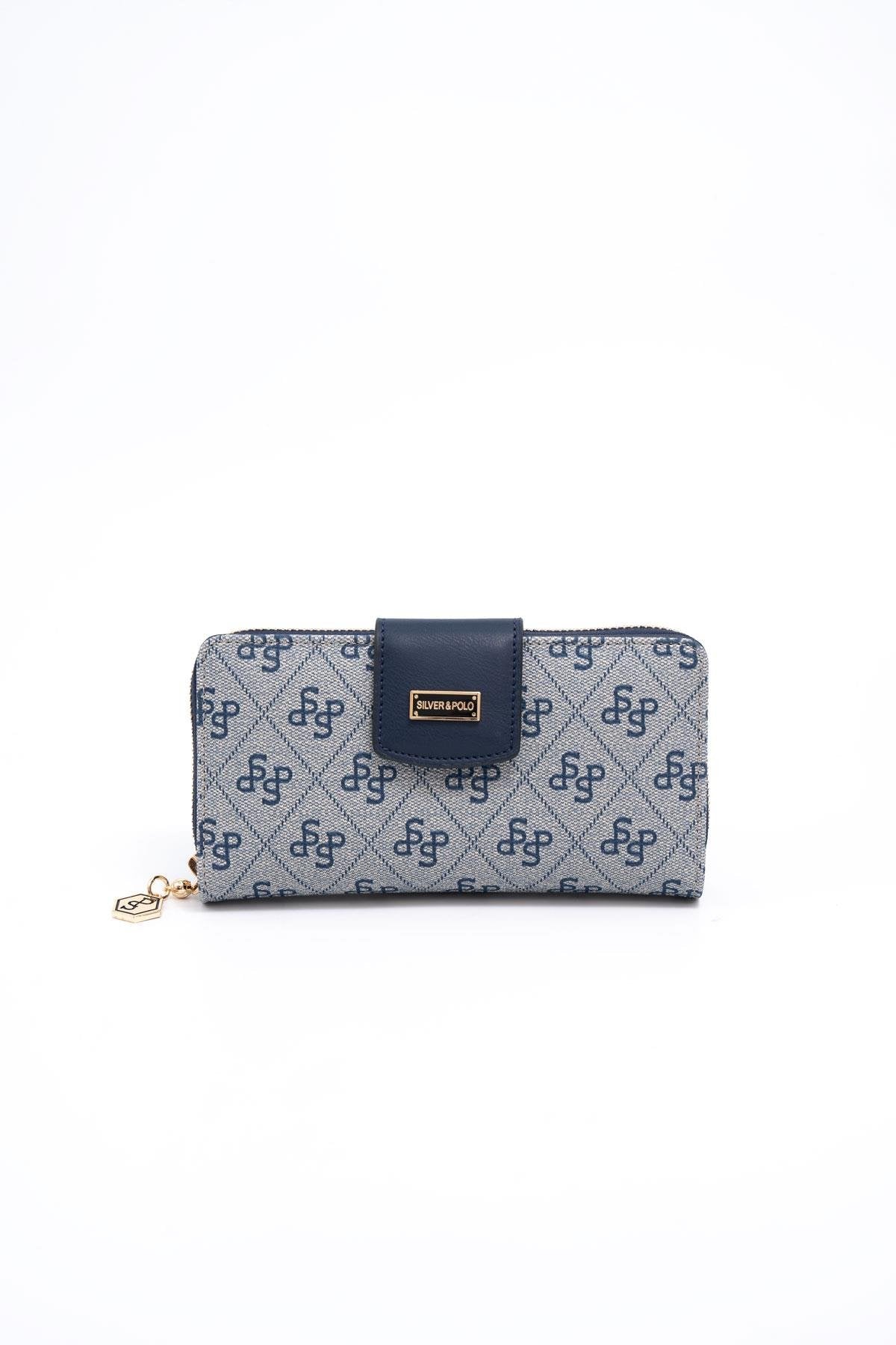 Silver & Polo Gri - Laci SP928 Kadın Cüzdan & Kartlık